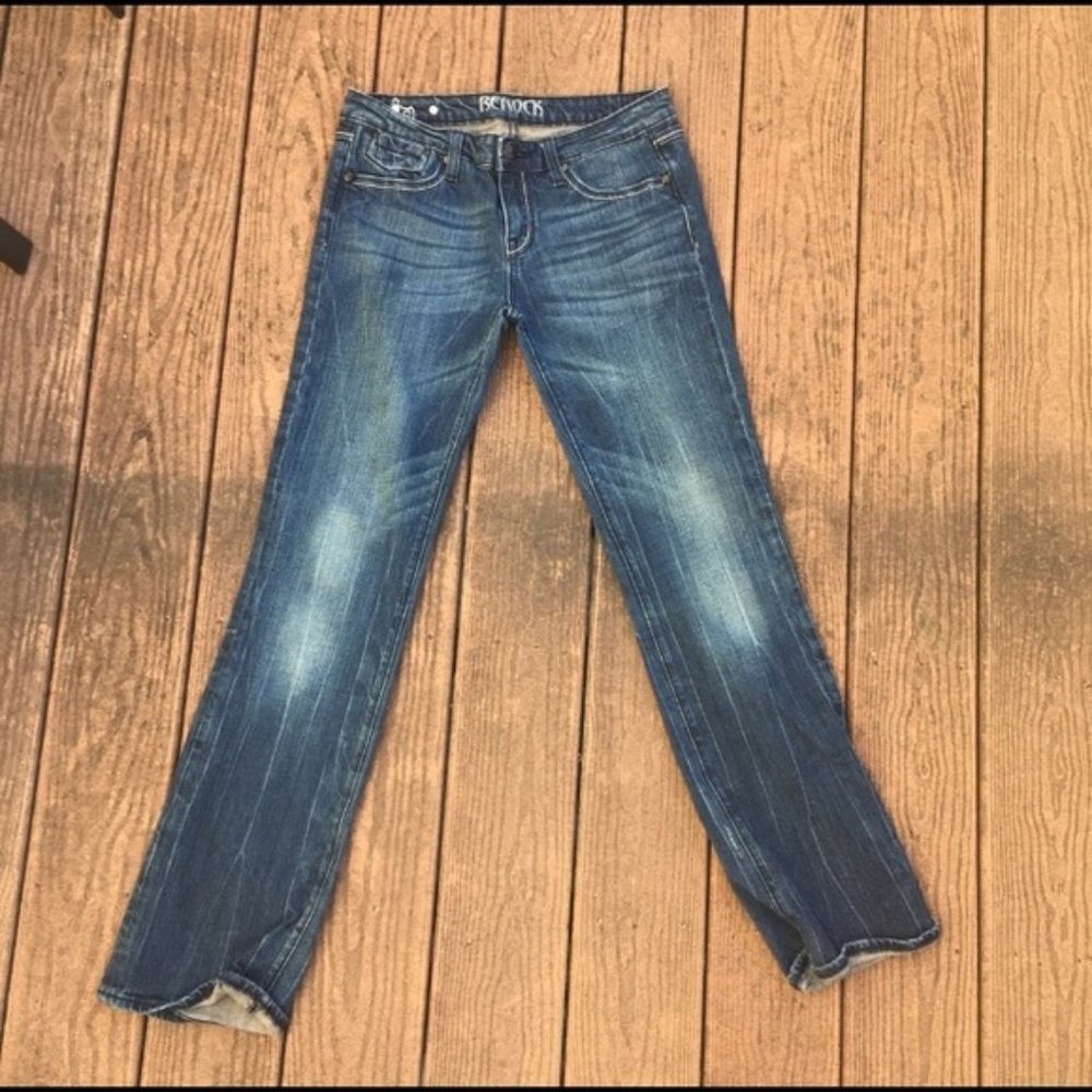 Size 29 ReRock Distressed Bootcut Jeans